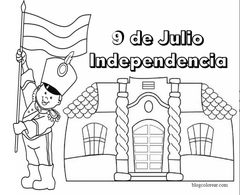 Resultado de imagen para de julio dia de la independencia dibujo dãa de la independencia dia de la independencia de argentina dibujos de la independencia