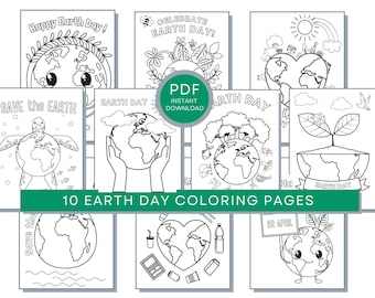 Earth day coloring page earth day printables earth day sheets earth day coloring book earth day coloring earth day pdf