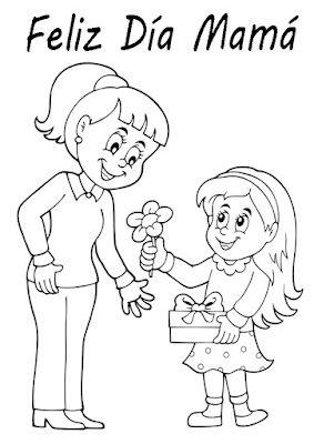 Materiales educativos pe actividades dãa de la madre dia de las madres dibujos del dãa de las madres dibujos para colorear