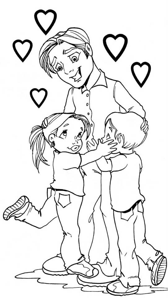 Dãa del padre en libro de colores dibujos dia del padre dãa del padre de manualidades