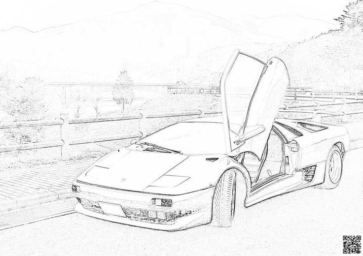 Lamborghini diablo coloring page cars coloring pages lamborghini diablo lamborghini