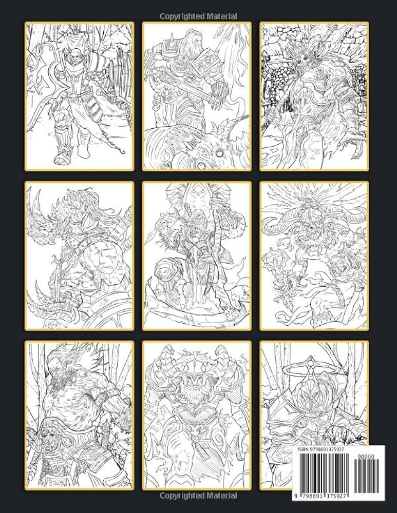Diablo coloring book coloring books for adults diablo gifted adult colouring pages fun yoshihide suga books