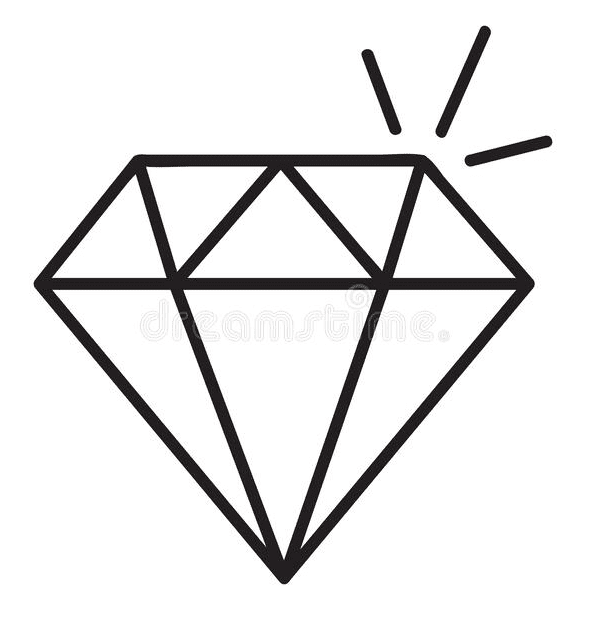 Diamond coloring pages printable for free download