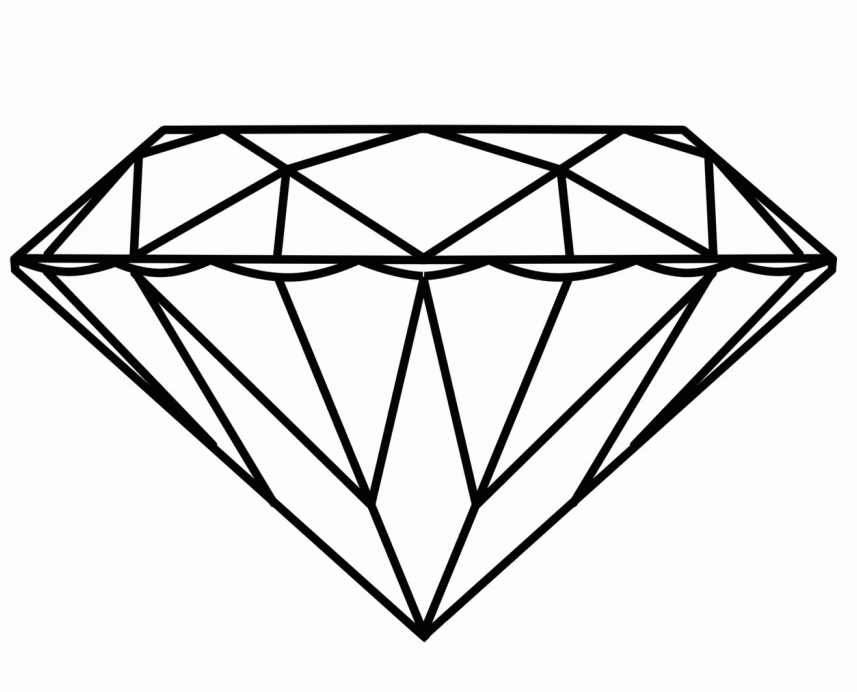 Diamond coloring pages printable for free download