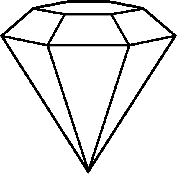 Diamond coloring pages printable for free download