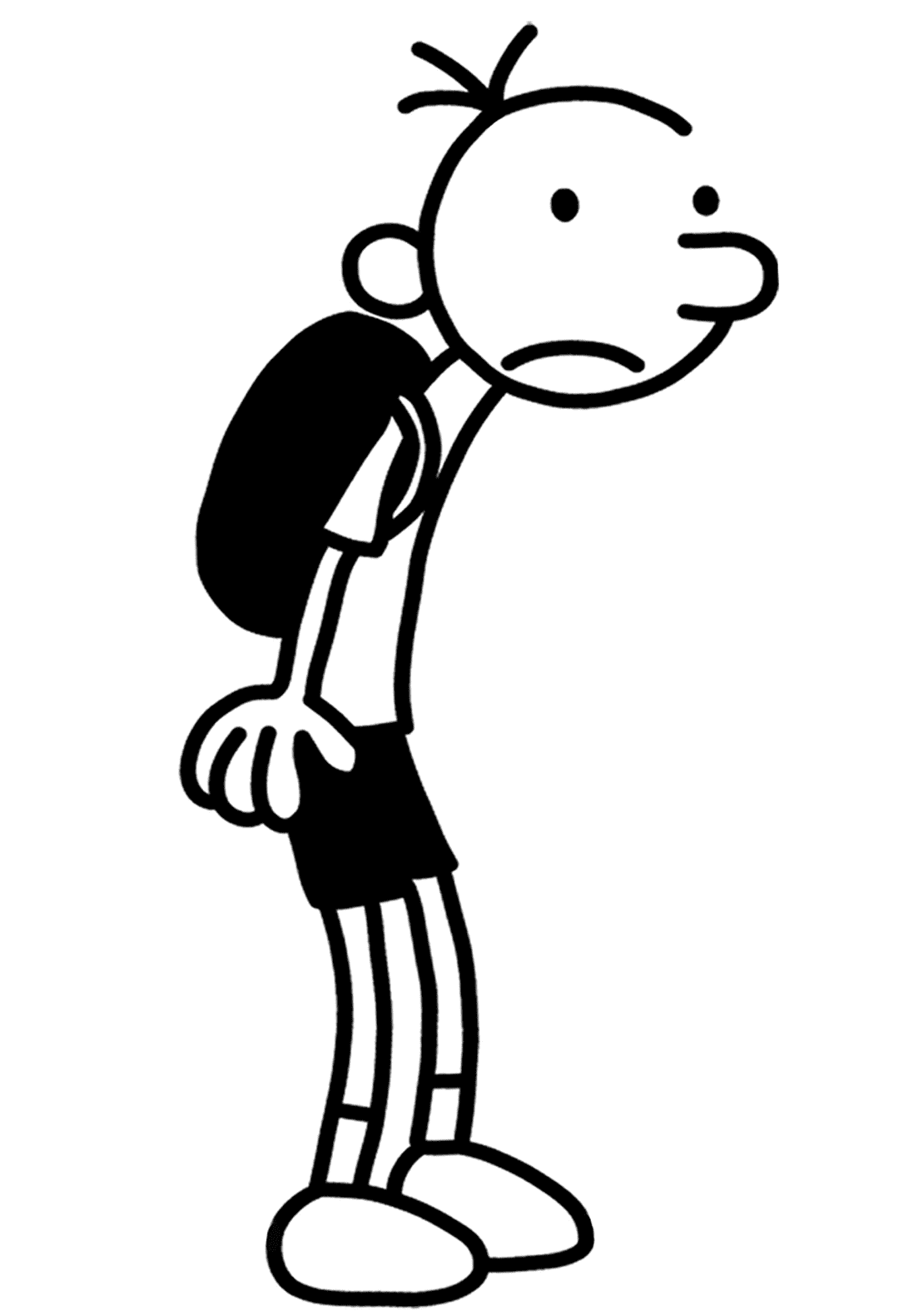 Diary of a wimpy kid coloring pages printable for free download