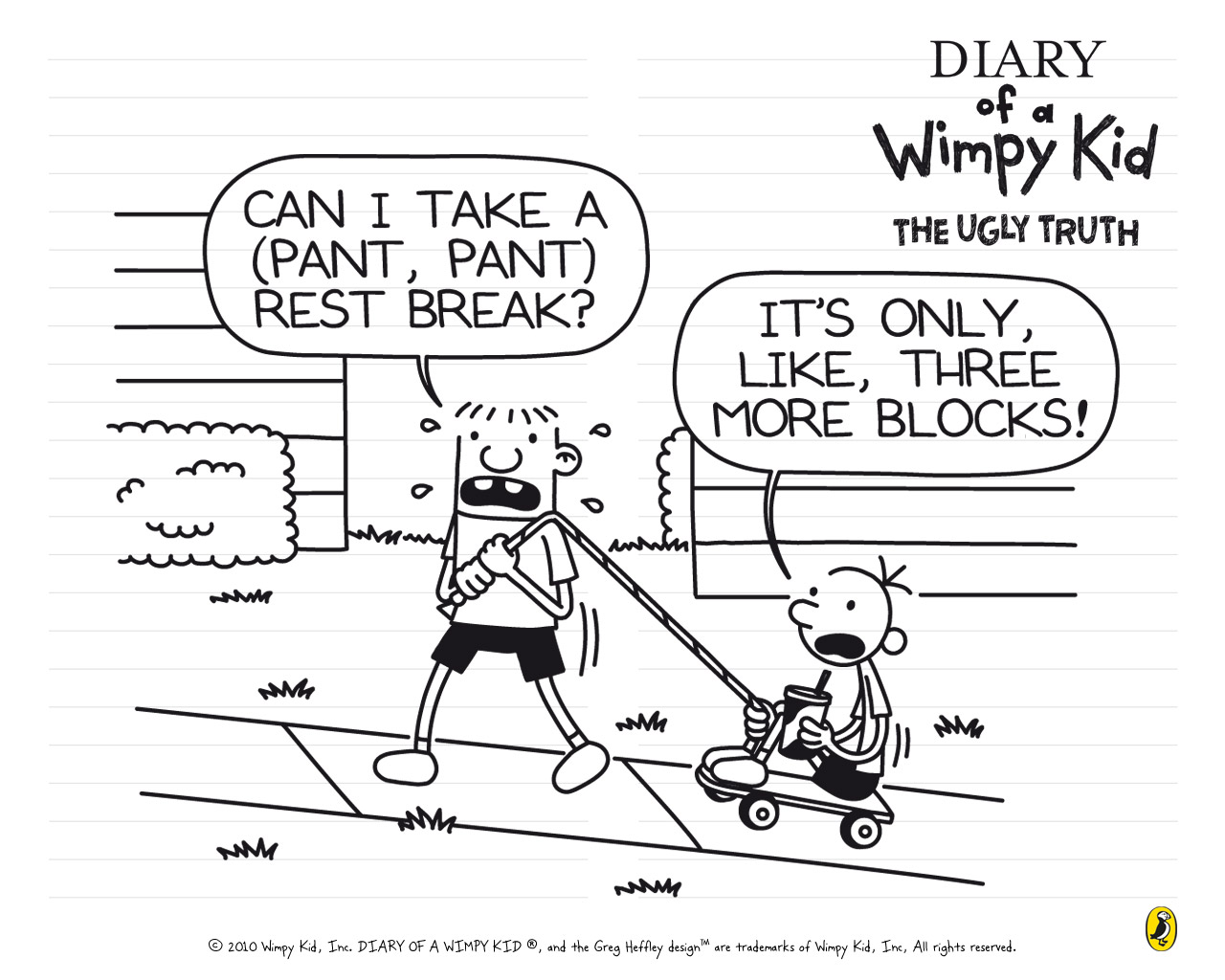 Wimpy kid wallpaper