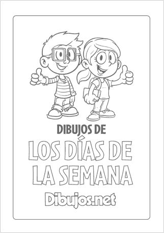 Aprende los dãas de la semana con el nuevo descargable para imprimir y colorear de dibujosâ dias de la semana hojas de trabajo preescolar calendario preescolar