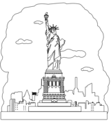 New york coloring pages free coloring pages