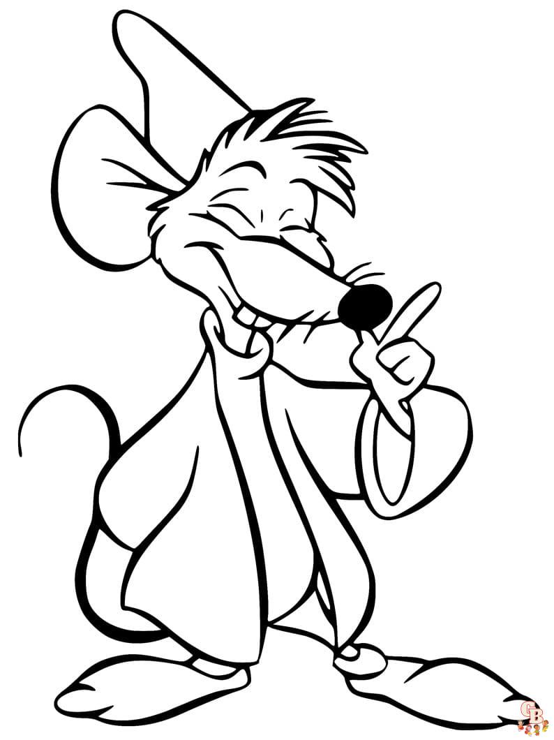 Coloring fun with mice from cinderella coloring pages