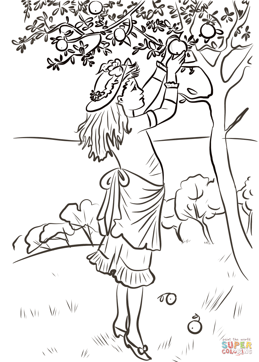 Dibujo cogiendo