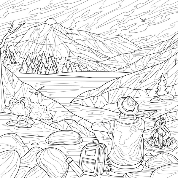 Imãgenes fotos de stock objetos en d y vectores sobre detailed coloring pages