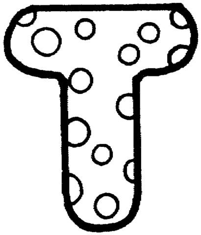 Dibujo de la letra t para colorear dibujos para colorear imprimir gratis