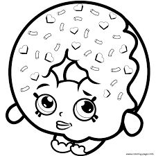 Resultado de imagen para kawaii para pintar shopkin coloring pages donut coloring page shopkins colouring pages