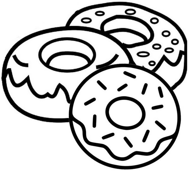 Yummy donut coloring page donut coloring page coloring pages food coloring pages