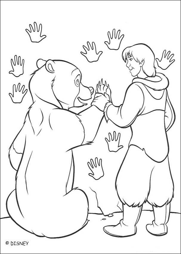 Brother bear coloring page bear coloring pag cartoon coloring pag brother bear art