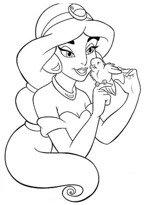 Dibujos para pintar de la princa jasmin disney princs coloring pag free disney coloring pag disney coloring sheets