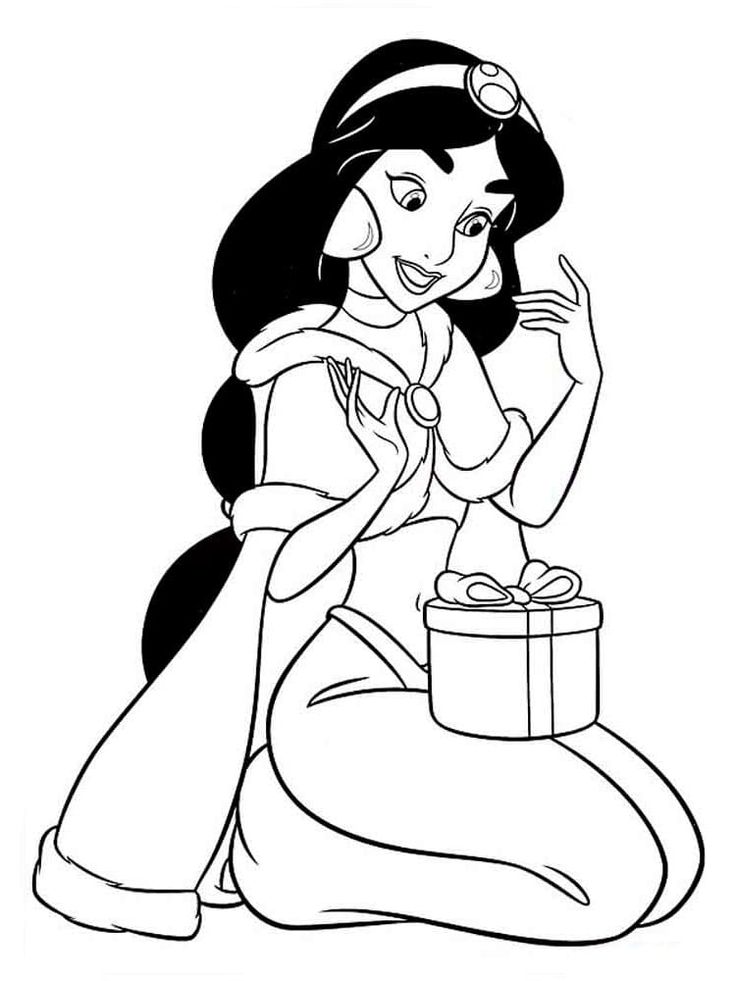 Dibujos de jazmin para colorear