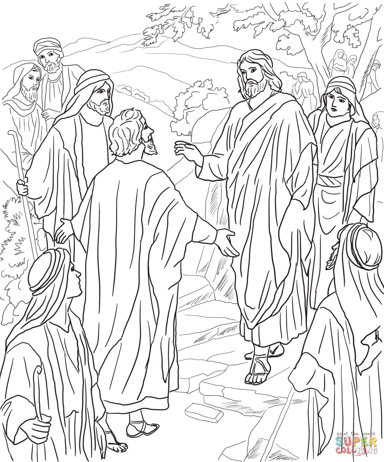 Dibujo de la confesiãn de pedro para colorear dibujos para colorear imprimir gratis