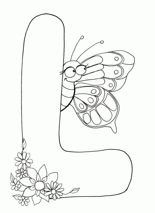 Inspiration picture of letter l coloring pages