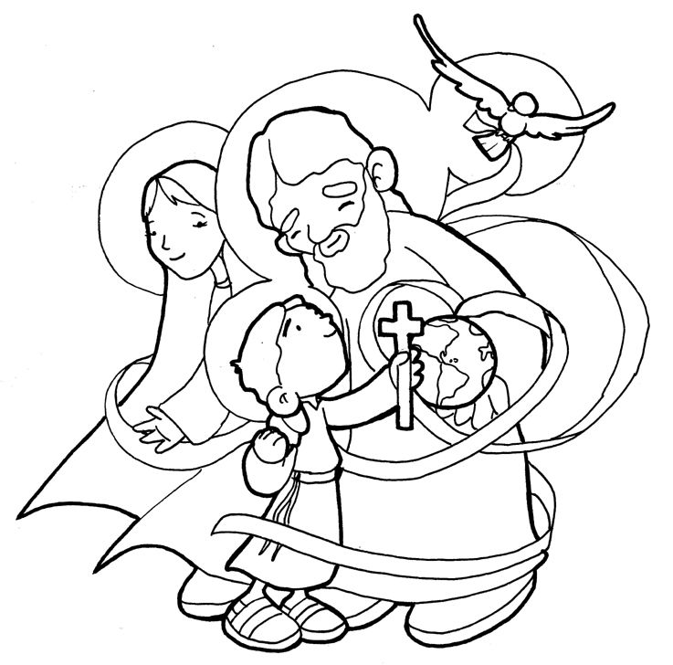 Dibujos para catequesis oracion a la santãsima trindad pãginas para colorear santisima trinidad pãginas para colorear de animales