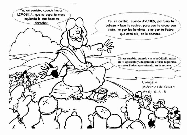 Catecismo pnsra on x hoy es miãrcoles de ceniza en el evangelio de hoy jesãºs nos enseãa a vivir de manera agradable a dios httptcoxlyuzm x