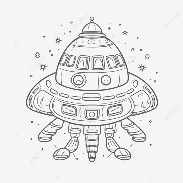 Dibujo de ovni nave pacial para colorear pãgina quema boceto vector png dibujos dibujo ovni dibujo de nave pacial dibujo de ala png y vector para dcargar gratis