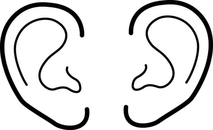 Orejas ear picture ear art coloring pages