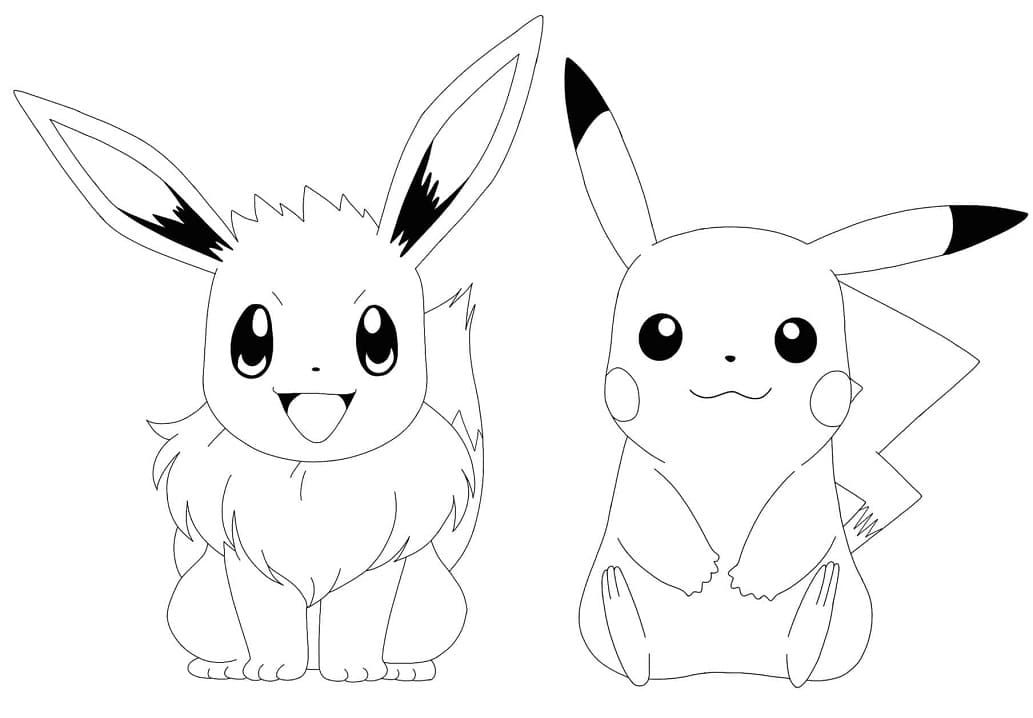 Pikachu coloring page pikachu pokemon coloring pages