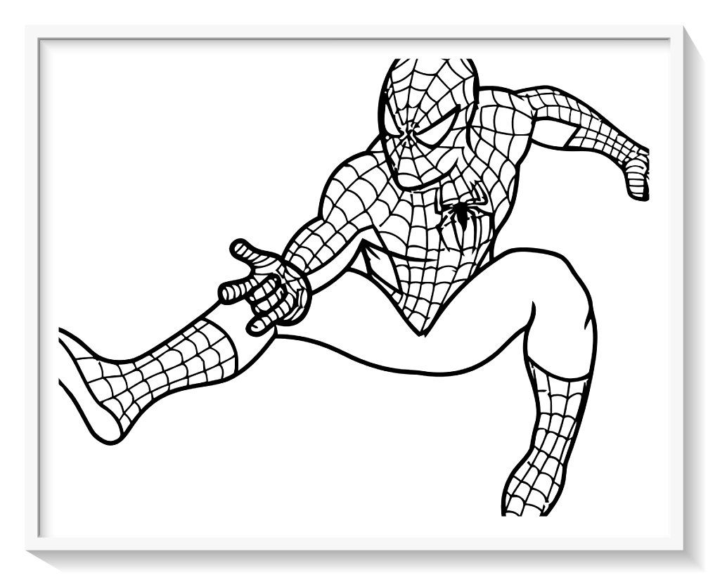 Los mãs lindos dibujos de spiderman hombre araãa para colorear y pintar a todo â pãginas para colorear spiderman dibujo para colorear hombre araãa para pintar