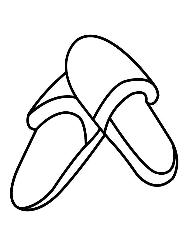 Slipper coloring page coloring pages train coloring pages coloring sheets for kids