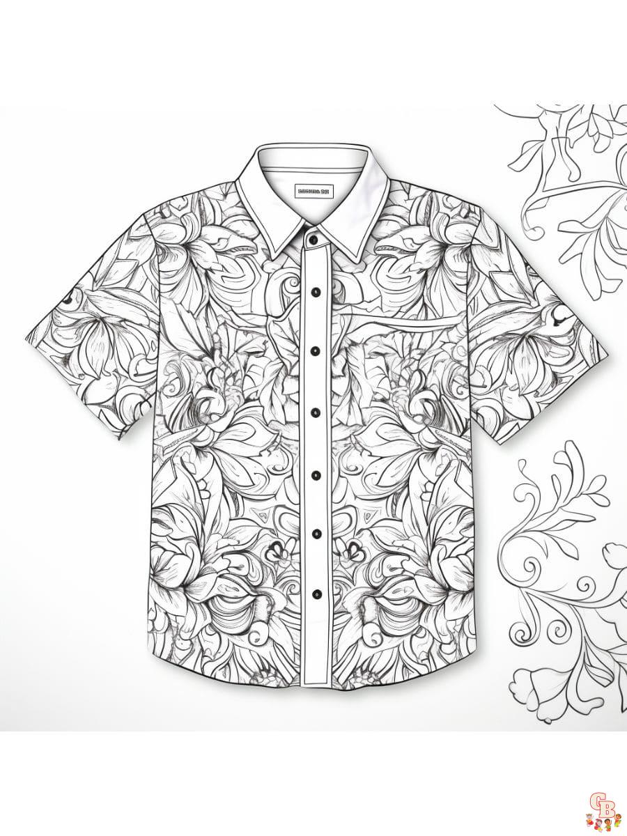 Pãginas para colorear de camisetas imprimibles gratis para niãos y adultos