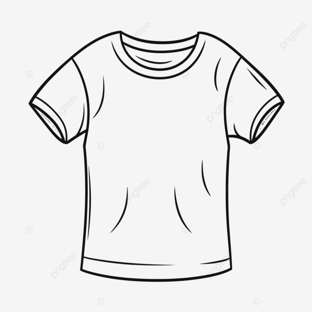 Dibujo de camiseta para colorear pãgina quema vector png dibujos dibujo de ala dibujo de camiseta dibujo de camisa png y vector para dcargar gratis