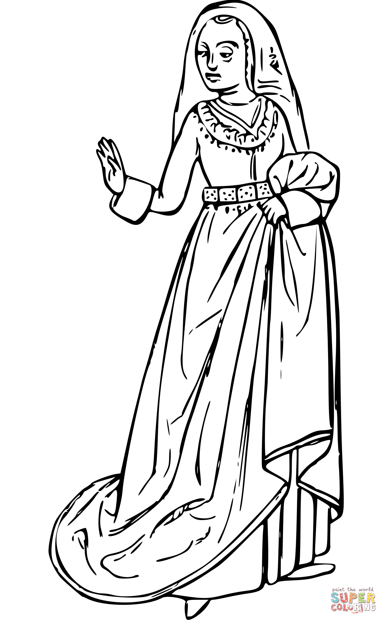 Vintage the privilaged coloring page free printable coloring pages