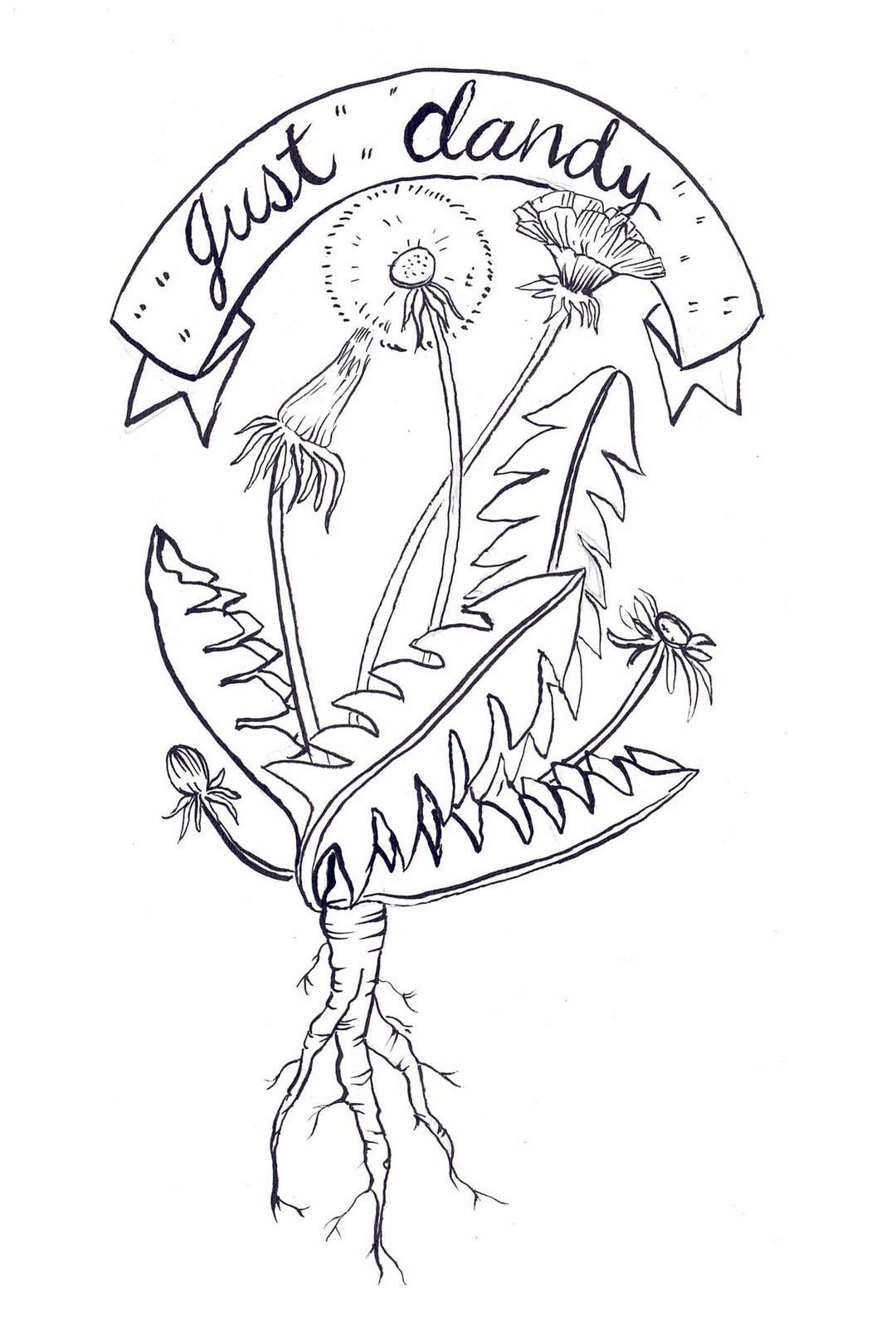 Sãlo dandy coloring page descarga digital