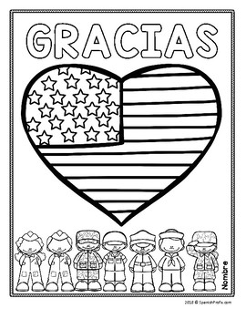 Veterans day in spanish dia de los veteranos actividades y escritura