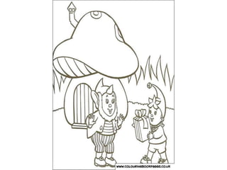 Noddy colouring pages and kids colouring activities p