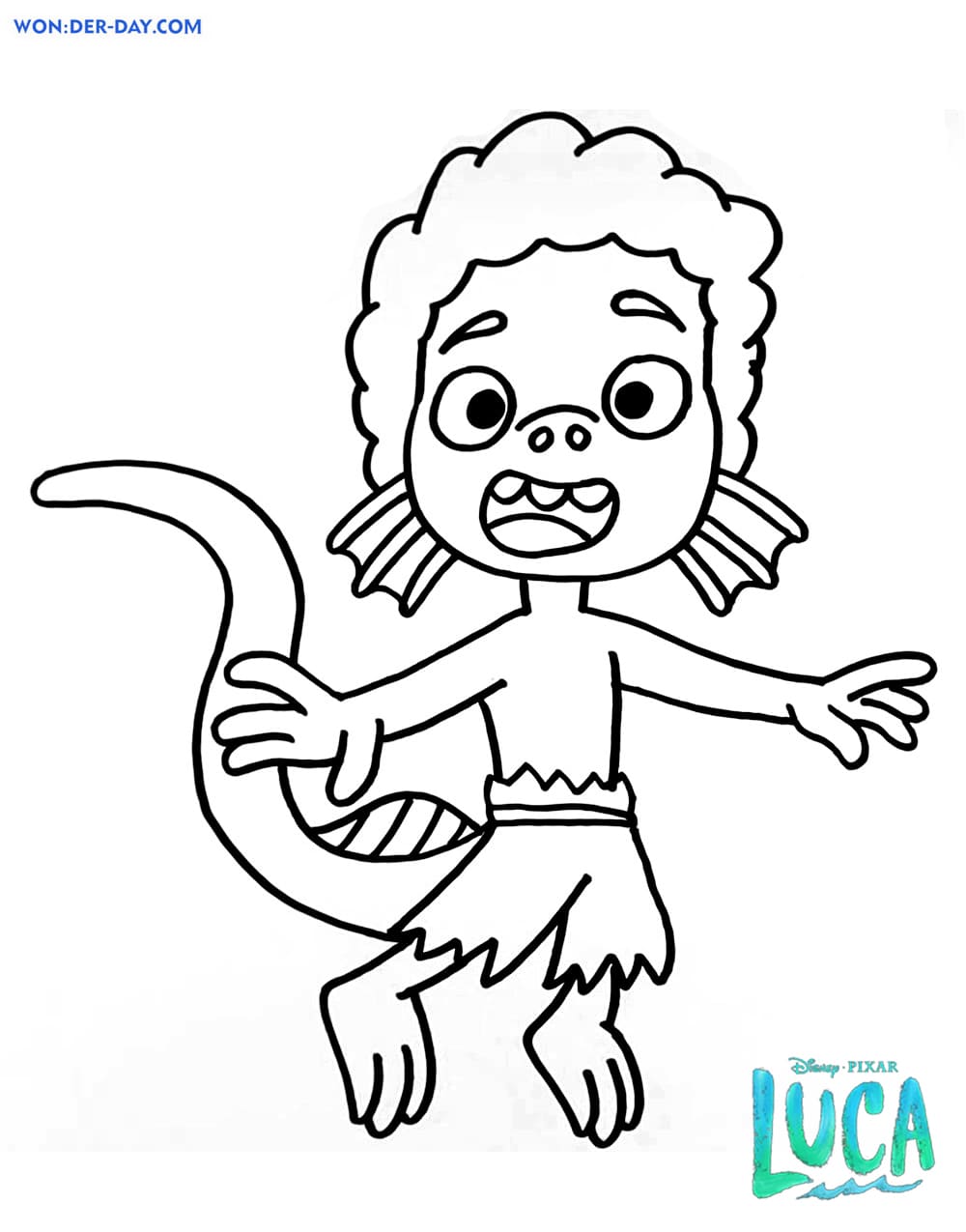 Luca coloring pages free printable coloring pages
