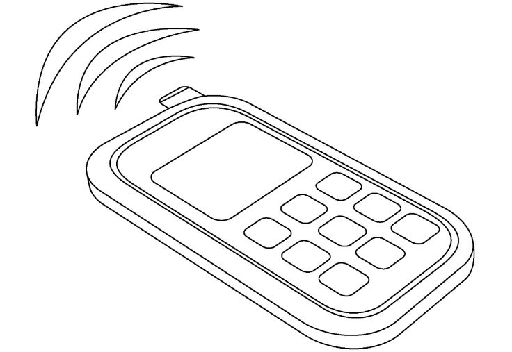 Cell phone coloring page for millenials educative printable coloring pages free cell phone free coloring pages