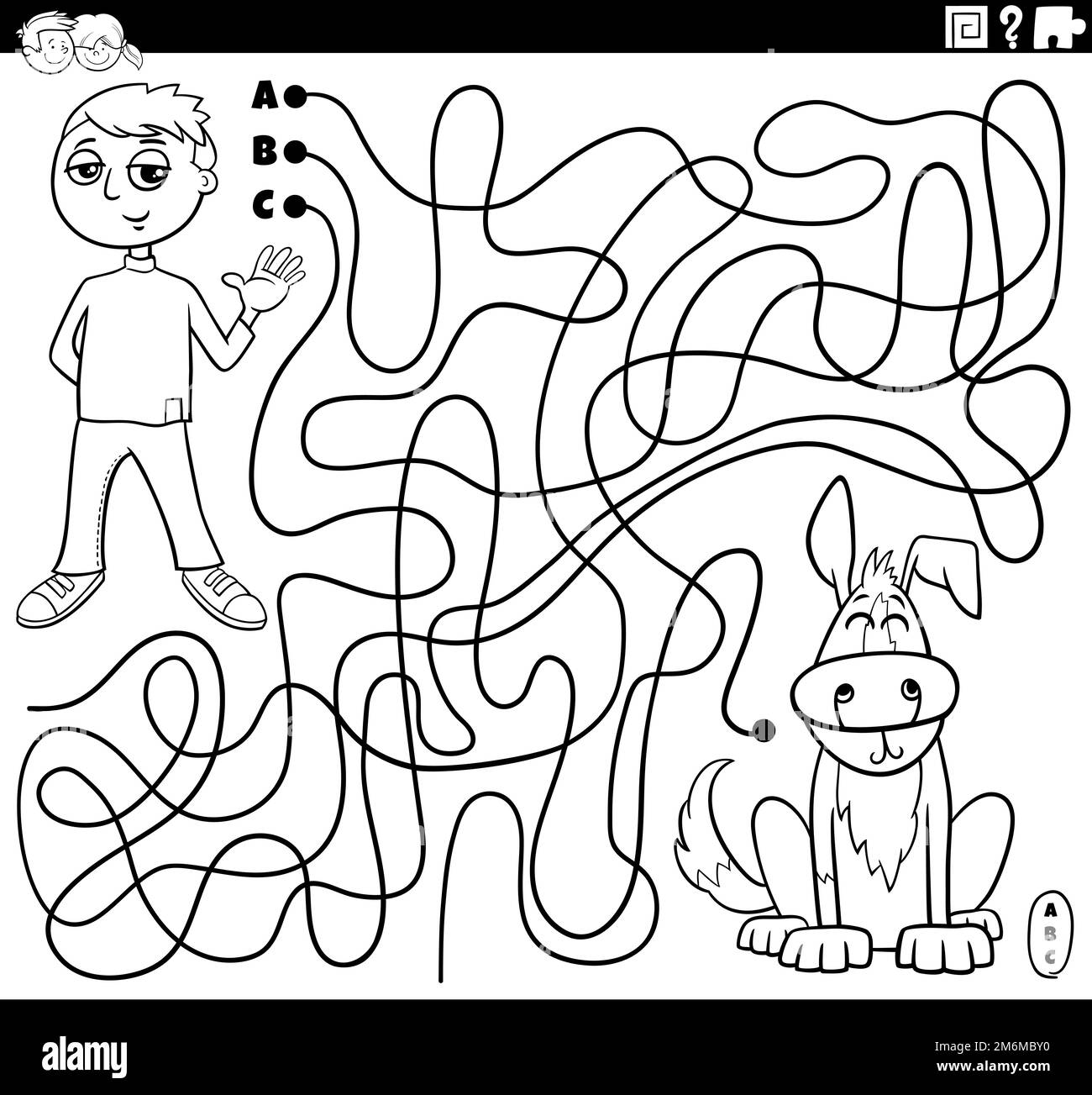 Coloring book page for kids and teen fotografãas e imãgen de alta roluciãn