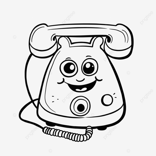 Dibujo de dibujos animados telãfono pãginas para colorear er grado quema boceto vector png dibujos dibujo del coche dibujo telefonico dibujo de dibujos animados png y vector para dcargar gratis