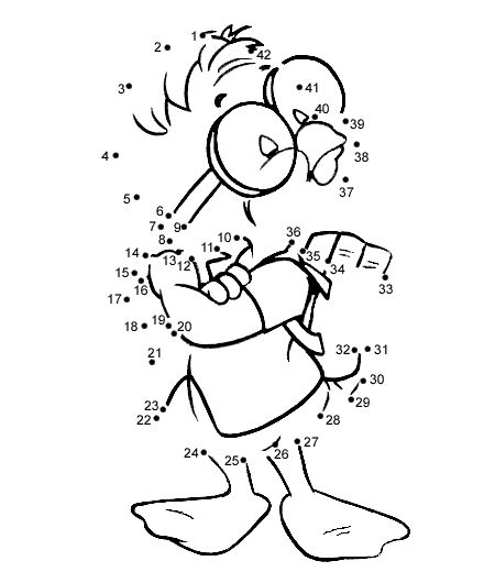 Patito juegos de unir puntos une los puntos dibujos de puntos