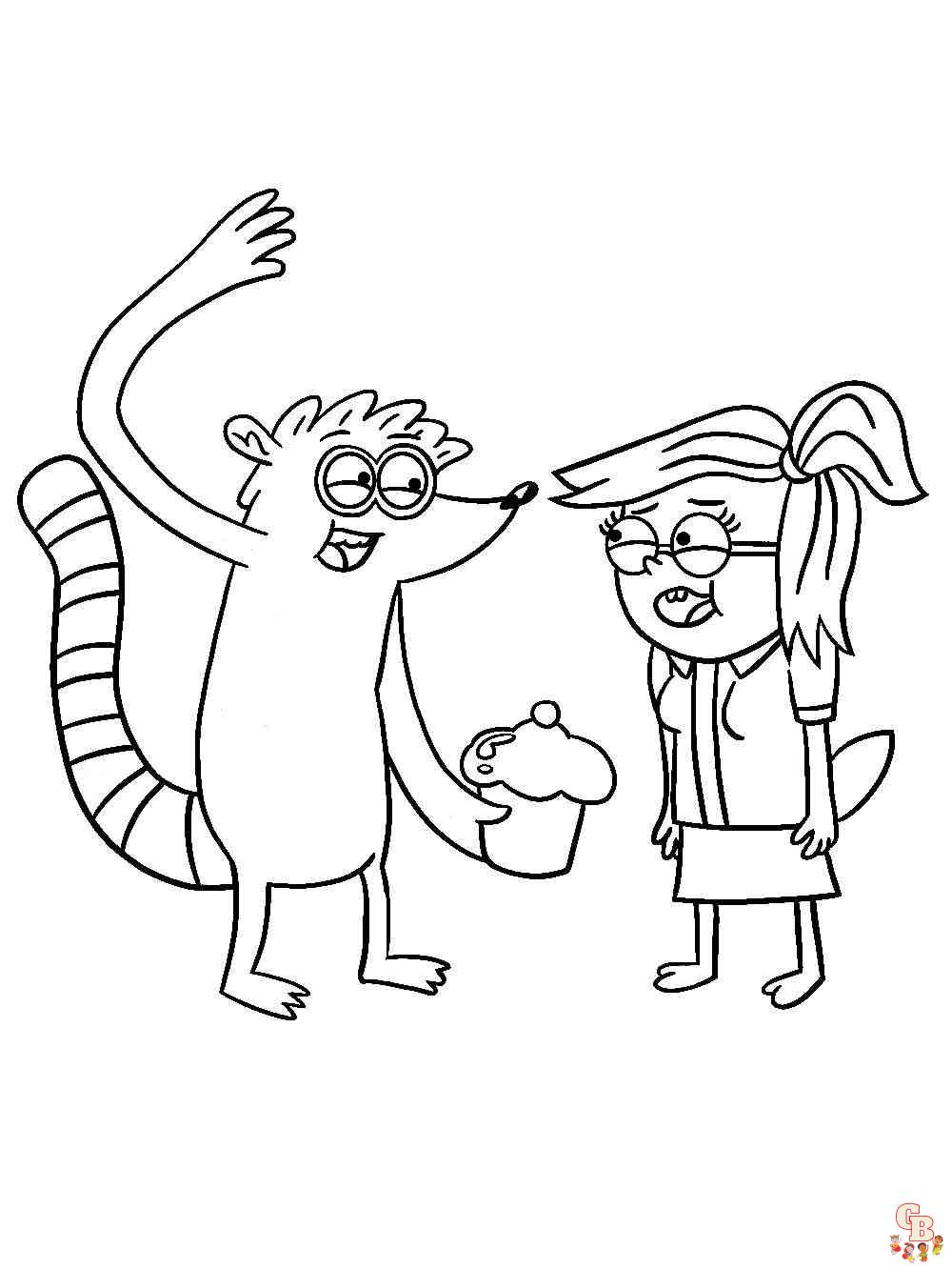 Disfruta de tus personajes de dibujos animados favoritos con las pãginas para colorear de espectãculos regulares