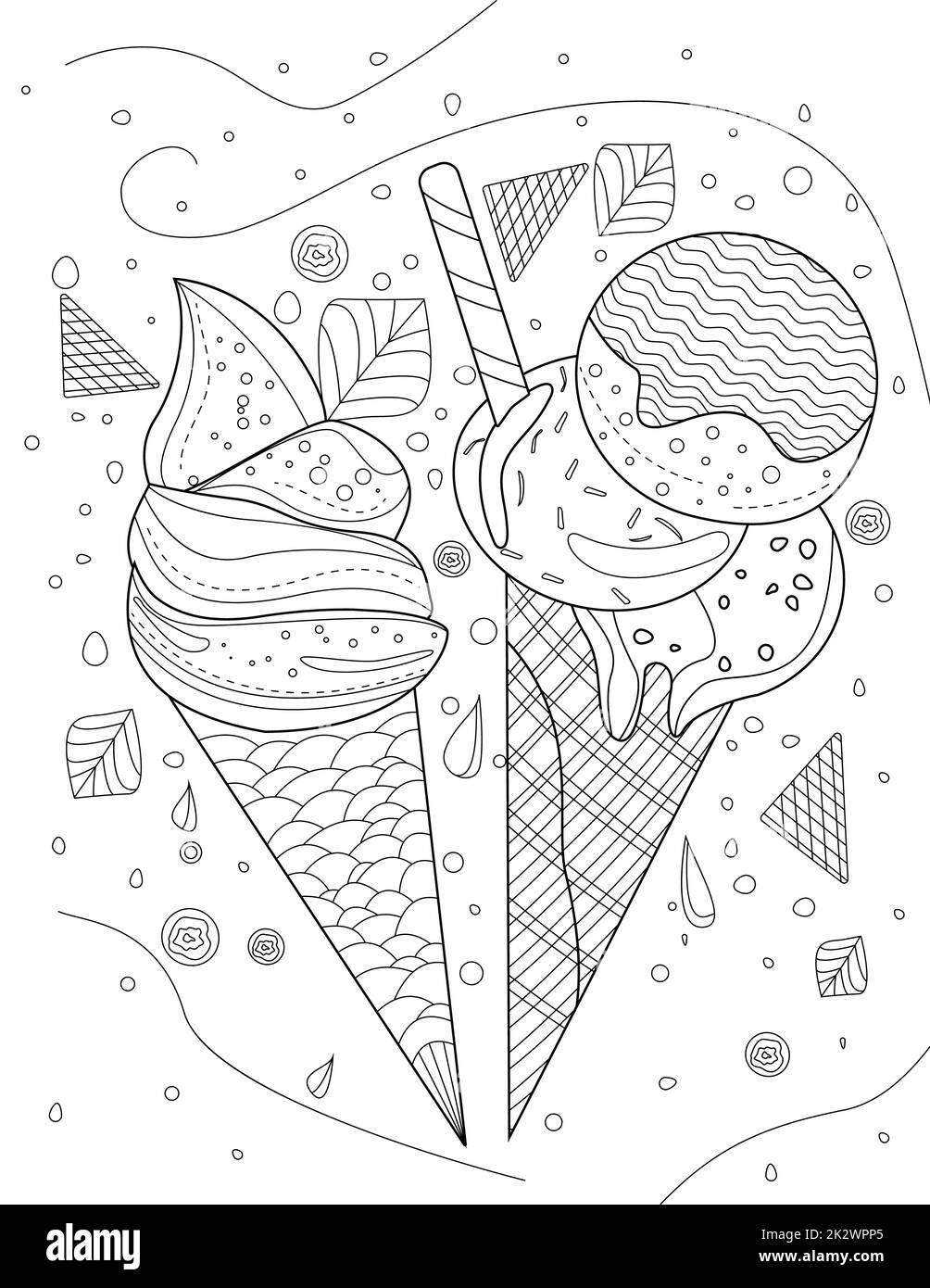 Coloring book black and white stock photos images