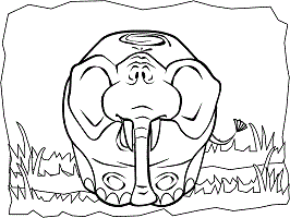 Elephants coloring pages and printable activities