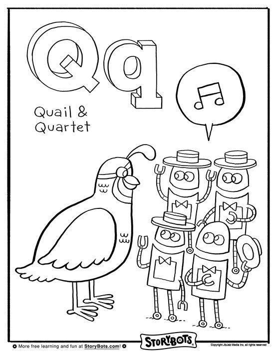 This quail and qutet of storybots need coloring quick alphabet coloring pages alphabet coloring letter c coloring pages