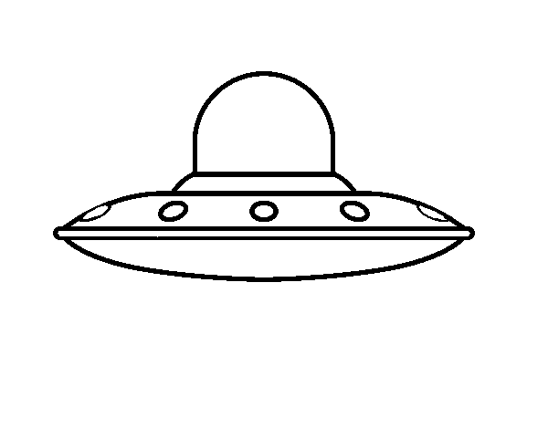 Ufo invasive coloring page