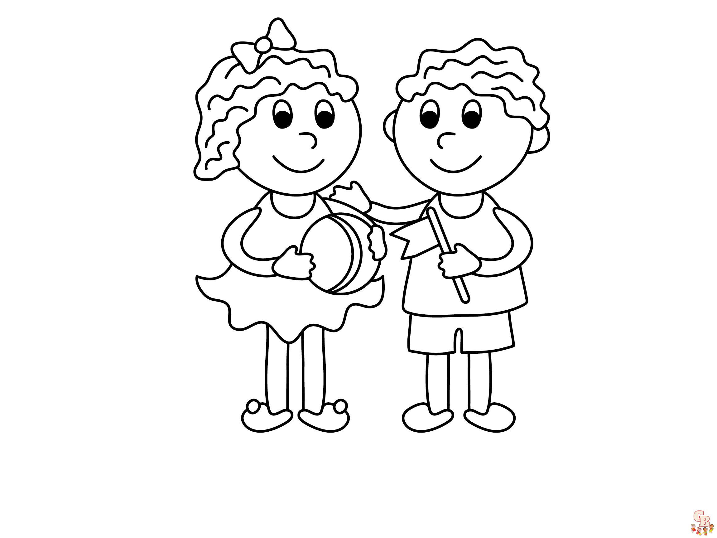 Colorea tu amistad con dibujos de amistad para colorear