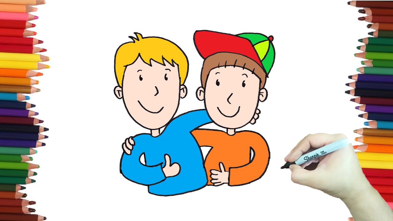 Coo hacer un dibujo para regalar a un aigo el dia del aor y la aistad