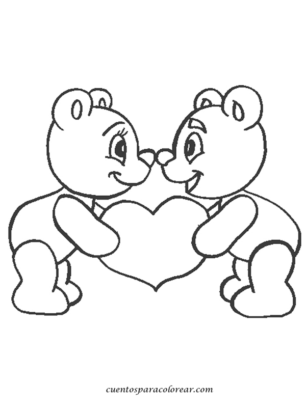 Resultado de imagen para dibujo de amor coloring pages valentines day coloring page bear coloring pages